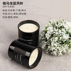 Romantic black Scented Candles Sandalwood Candle Highly Scented Candles For Home Many Hour Burn Fall Candles All Natural Soy C Scented Gifts Candles Candle Jars With Lid Candle Jar Soy Candles Birthday Candle Stevvex
