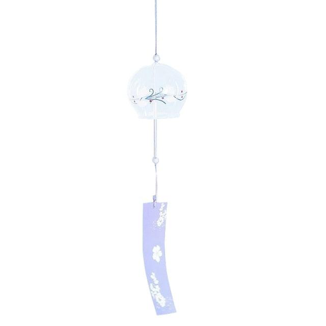 Romantic Cherry Wind Bells Japanese Wind Bell Japan Wind Chimes Handmade Glass Pendant Furin Home Decors Spa Kitchen Office Decor Birthday Gift Outdoor or Indoor Home Decors Stevvex
