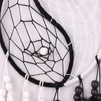 Romantic Dream Catcher Tree of Life Brown Native Handmade Traditional Dream Catcher Yin Yang 50" Long Home Decoration Feather Dream-catcher For Bedroom Wall Hanging Home Decor Wedding Party Blessing Gift Stevvex