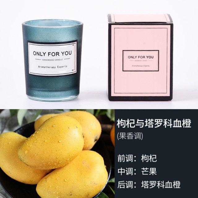 Romantic Handmade Scented Candle Candles for Home Scented Candle Fall Candles  Wick Candle Soy Candles Essential Oil Candles Plant Essential Oil Small Jar Aromatherapy Candle Travel Candles Natural Soy Wax Home Decor Stevvex