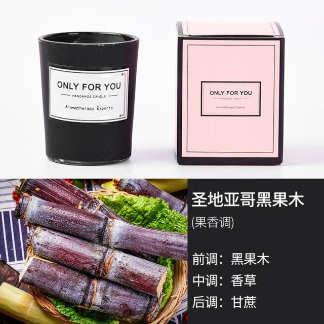 Romantic Handmade Scented Candle Candles for Home Scented Candle Fall Candles  Wick Candle Soy Candles Essential Oil Candles Plant Essential Oil Small Jar Aromatherapy Candle Travel Candles Natural Soy Wax Home Decor Stevvex