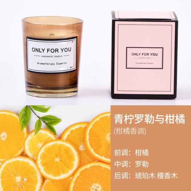 Romantic Handmade Scented Candle Candles for Home Scented Candle Fall Candles  Wick Candle Soy Candles Essential Oil Candles Plant Essential Oil Small Jar Aromatherapy Candle Travel Candles Natural Soy Wax Home Decor Stevvex