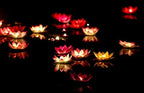 Romantic Lotus Lamps Wishing Water Floating Candle Light Birthday Wedding Party Decoration  Lotus LED Candle Floating Candle Lights Up When It Meets Water Battery Powered Flameless Candle Light Waterproof Night Light For Festival Wedding Home Garden Pond Stevvex