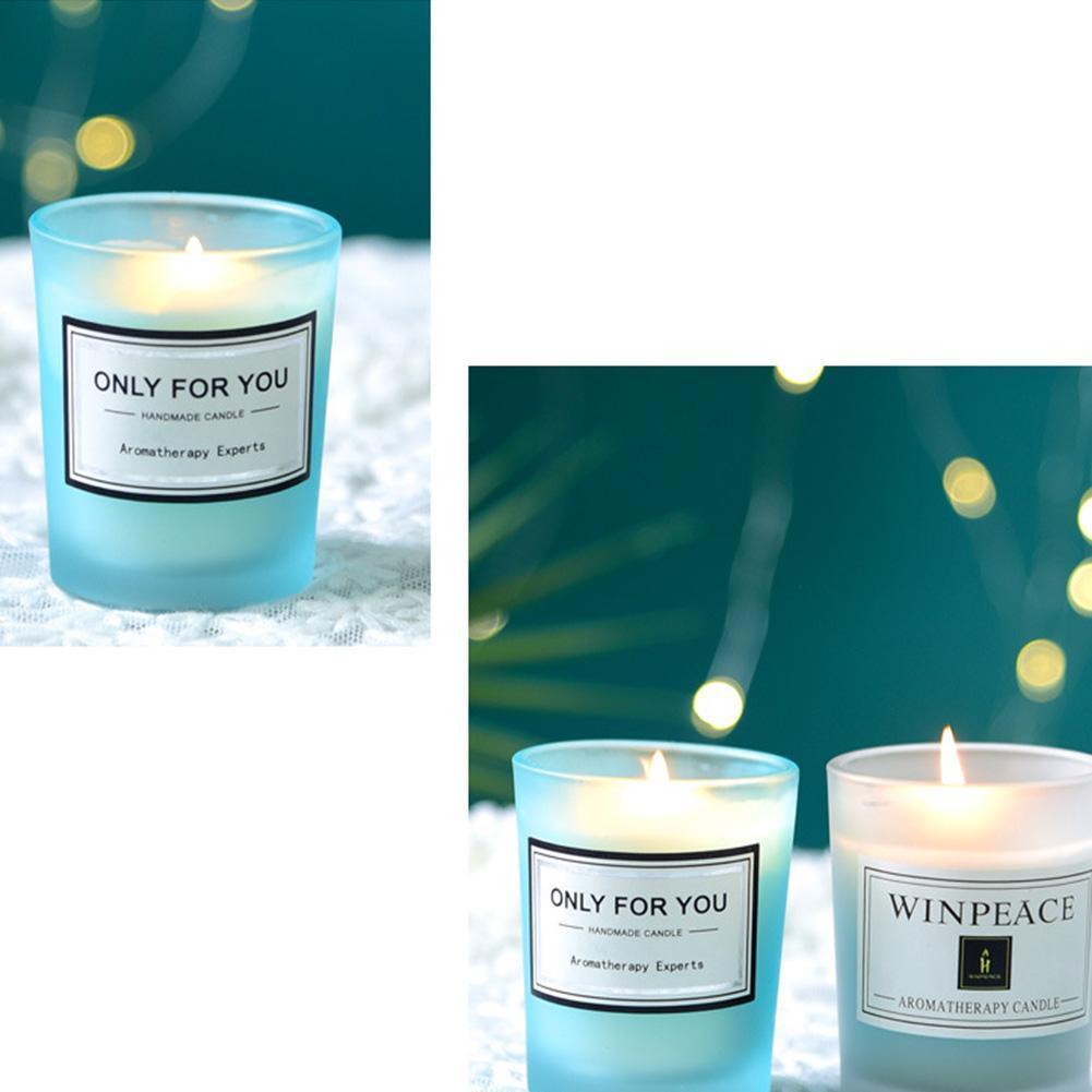 Romantic Scented Candle Scented Aromatherapy Candles for Home Hand Poured And Long Lasting Jar Soy Candles Soy Wax Candles With Fragrance Essential Oil For Relaxation Gifts For Women Small Jar Candle Natural Soy Wax Candles Creative Candle Gift Stevvex
