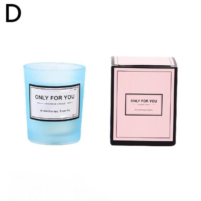 Romantic Scented Candle Scented Aromatherapy Candles for Home Hand Poured And Long Lasting Jar Soy Candles Soy Wax Candles With Fragrance Essential Oil For Relaxation Gifts For Women Small Jar Candle Natural Soy Wax Candles Creative Candle Gift Stevvex