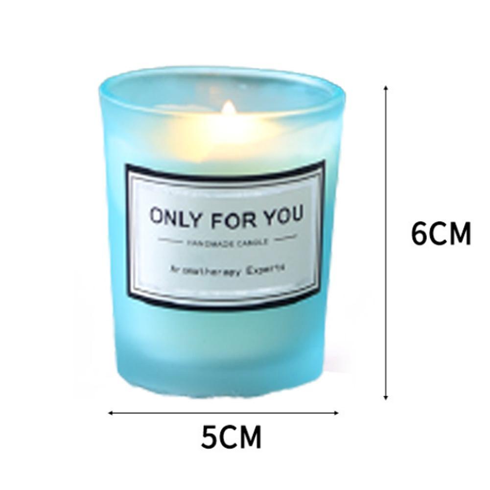Romantic Scented Candle Scented Aromatherapy Candles for Home Hand Poured And Long Lasting Jar Soy Candles Soy Wax Candles With Fragrance Essential Oil For Relaxation Gifts For Women Small Jar Candle Natural Soy Wax Candles Creative Candle Gift Stevvex