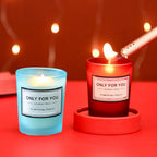 Romantic Scented Candle Scented Aromatherapy Candles for Home Hand Poured And Long Lasting Jar Soy Candles Soy Wax Candles With Fragrance Essential Oil For Relaxation Gifts For Women Small Jar Candle Natural Soy Wax Candles Creative Candle Gift Stevvex