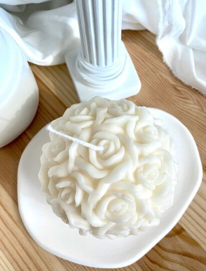 Rose Blossom Scented Candle - Premium Handmade Luxury Gift Lootquake LLC