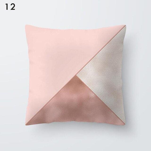 Rose Gold Beautiful Pillow Cover Cushion Home Decorative Colorful Print Cozy Pillow Cases Pineapple Pink Cushion Cover Stevvex