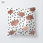 Rose Gold Beautiful Pillow Cover Cushion Home Decorative Colorful Print Cozy Pillow Cases Pineapple Pink Cushion Cover Stevvex