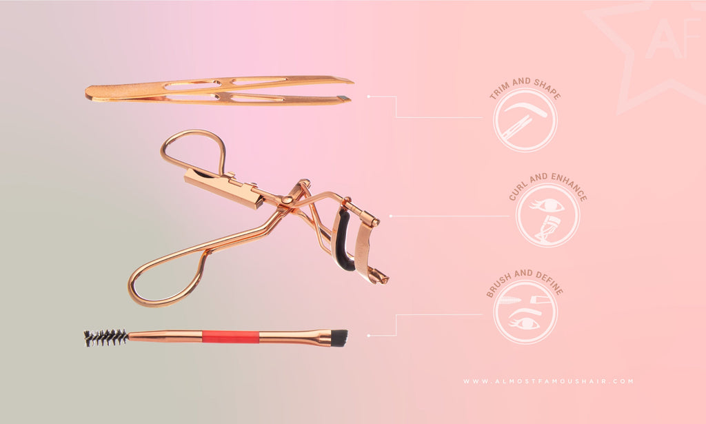 Rose Gold Lash Lifting Kit With Curler Brush Tool Set