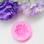 Rose Silicone Cake Mold 3D Flower Fondant Mold Cupcake Jelly Candy Chocolate Decoration Baking Tool Moulds Flower Bloom Rose Shape Silicone Fondant Soap Stevvex