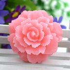 Rose Silicone Cake Mold 3D Flower Fondant Mold Cupcake Jelly Candy Chocolate Decoration Baking Tool Moulds Flower Bloom Rose Shape Silicone Fondant Soap Stevvex