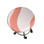 Round Chair Cover Bar Stool Cover Elastic Seat Cover Home Chair Slipcover Round Chair Bar Stool Floral Printed Padded Round Bar Stool Cover Cushion With Elastic Fabric Round Chair Seat Cushion For Wooden Metal Stools 30-40cm Stevvex