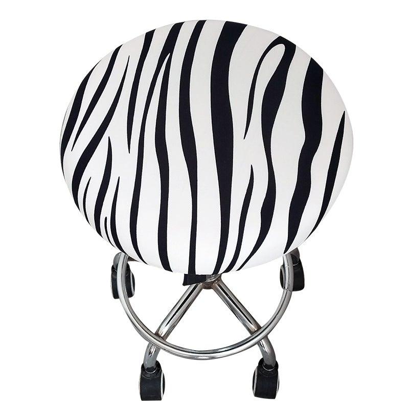 Round Chair Cover Bar Stool Cover Elastic Seat Cover Home Chair Slipcover Round Chair Bar Stool Floral Printed Padded Round Bar Stool Cover Cushion With Elastic Fabric Round Chair Seat Cushion For Wooden Metal Stools 30-40cm Stevvex