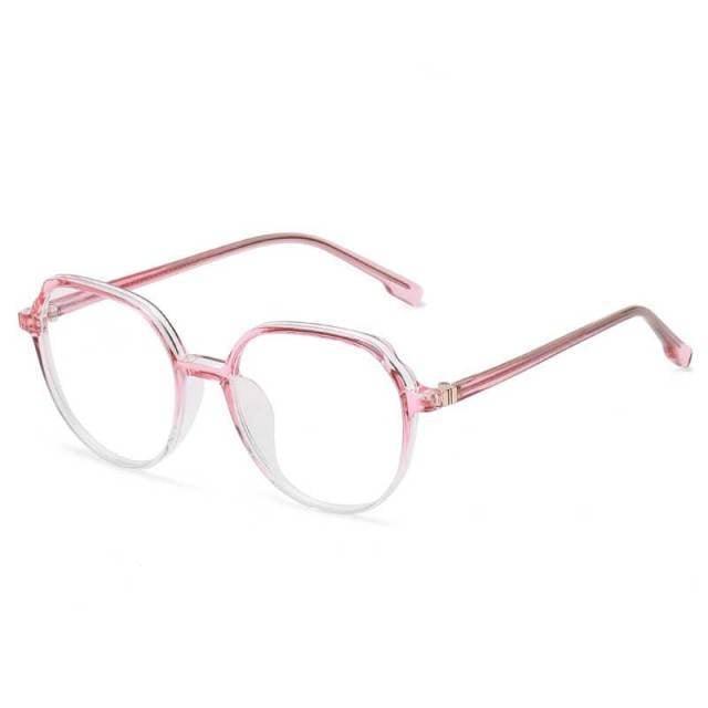 Round Frames Anti-Blue Light Optical Frame Glasses Eyewear Reading Glasses Blue Light Blocking Glasses Women And Men Retro Half Frame Anti Eyestrain Computer Gaming Glasses Stevvex