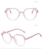 Round Frames Anti-Blue Light Optical Frame Glasses Eyewear Reading Glasses Blue Light Blocking Glasses Women And Men Retro Half Frame Anti Eyestrain Computer Gaming Glasses Stevvex