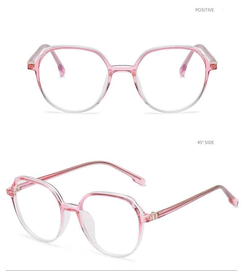 Round Frames Anti-Blue Light Optical Frame Glasses Eyewear Reading Glasses Blue Light Blocking Glasses Women And Men Retro Half Frame Anti Eyestrain Computer Gaming Glasses Stevvex