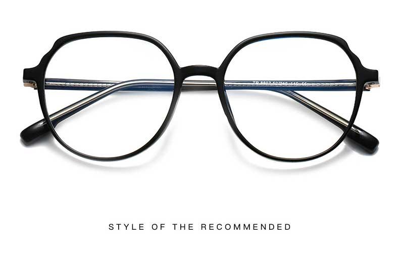 Round Frames Anti-Blue Light Optical Frame Glasses Eyewear Reading Glasses Blue Light Blocking Glasses Women And Men Retro Half Frame Anti Eyestrain Computer Gaming Glasses Stevvex