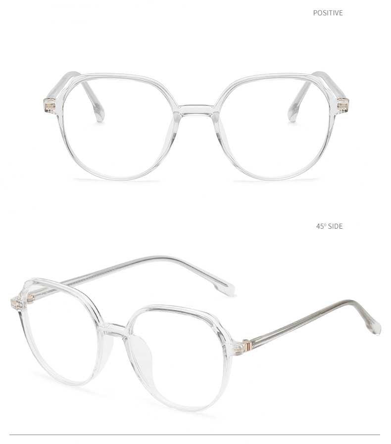 Round Frames Anti-Blue Light Optical Frame Glasses Eyewear Reading Glasses Blue Light Blocking Glasses Women And Men Retro Half Frame Anti Eyestrain Computer Gaming Glasses Stevvex