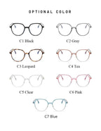 Round Frames Anti-Blue Light Optical Frame Glasses Eyewear Reading Glasses Blue Light Blocking Glasses Women And Men Retro Half Frame Anti Eyestrain Computer Gaming Glasses Stevvex