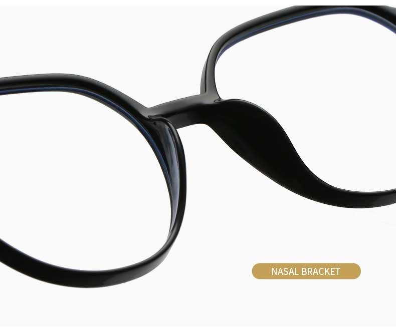Round Frames Anti-Blue Light Optical Frame Glasses Eyewear Reading Glasses Blue Light Blocking Glasses Women And Men Retro Half Frame Anti Eyestrain Computer Gaming Glasses Stevvex
