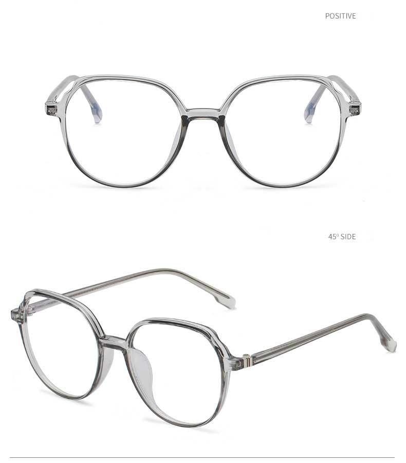 Round Frames Anti-Blue Light Optical Frame Glasses Eyewear Reading Glasses Blue Light Blocking Glasses Women And Men Retro Half Frame Anti Eyestrain Computer Gaming Glasses Stevvex