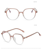 Round Frames Anti-Blue Light Optical Frame Glasses Eyewear Reading Glasses Blue Light Blocking Glasses Women And Men Retro Half Frame Anti Eyestrain Computer Gaming Glasses Stevvex