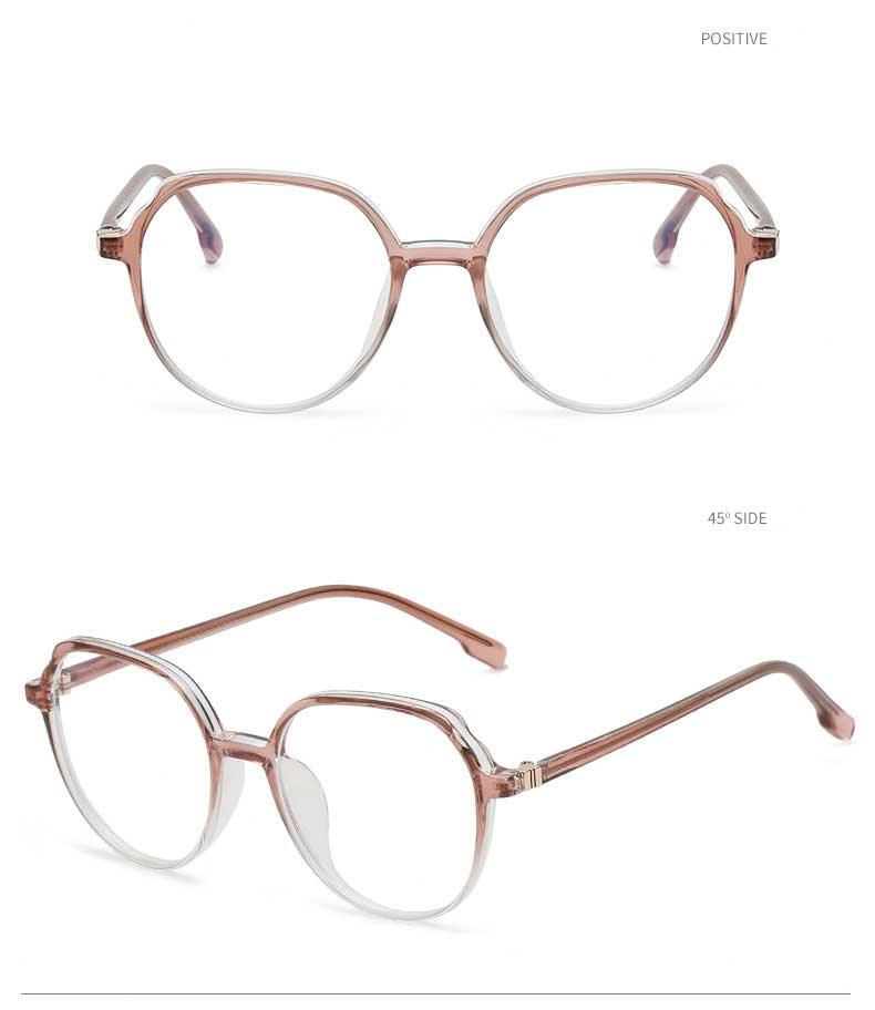 Round Frames Anti-Blue Light Optical Frame Glasses Eyewear Reading Glasses Blue Light Blocking Glasses Women And Men Retro Half Frame Anti Eyestrain Computer Gaming Glasses Stevvex