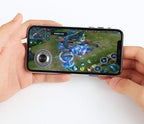 Round Game Joystick For Mobile Phone Rocker Tablet Android, Metal Button Controller With Suction Cup Mobile Phone Game Joystick Game Control Touch Screen Joypad Game Controller Stevvex