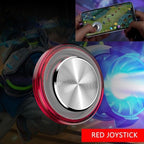 Round Game Joystick For Mobile Phone Rocker Tablet Android, Metal Button Controller With Suction Cup Mobile Phone Game Joystick Game Control Touch Screen Joypad Game Controller Stevvex
