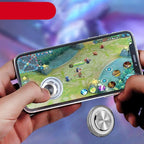Round Game Joystick For Mobile Phone Rocker Tablet Android, Metal Button Controller With Suction Cup Mobile Phone Game Joystick Game Control Touch Screen Joypad Game Controller Stevvex
