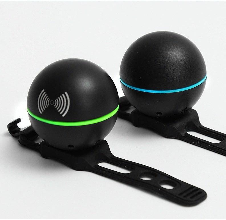 Round Modern Bicycle Bell Electric Bike Horn Loud 130db Sound Signal 3 Ringtones Little Black Ball Water Proof Accessories 3 Sound Modes Loud Horn Waterproof Bicycle Bell For Handlebar Bicycle Horn Stevvex
