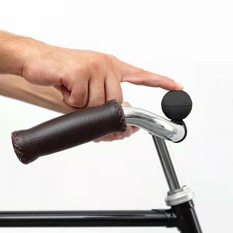 Round Modern Bicycle Bell Electric Bike Horn Loud 130db Sound Signal 3 Ringtones Little Black Ball Water Proof Accessories 3 Sound Modes Loud Horn Waterproof Bicycle Bell For Handlebar Bicycle Horn Stevvex
