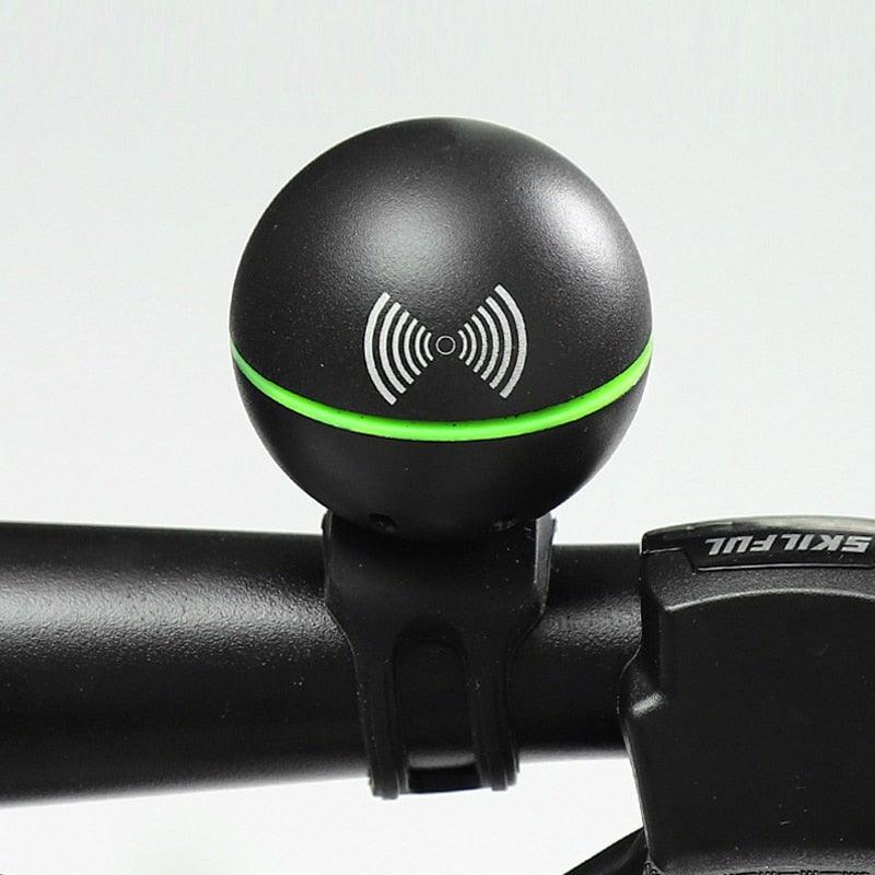 Round Modern Bicycle Bell Electric Bike Horn Loud 130db Sound Signal 3 Ringtones Little Black Ball Water Proof Accessories 3 Sound Modes Loud Horn Waterproof Bicycle Bell For Handlebar Bicycle Horn Stevvex