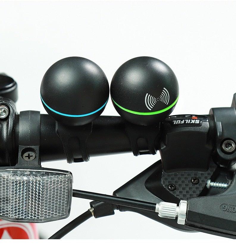 Round Modern Bicycle Bell Electric Bike Horn Loud 130db Sound Signal 3 Ringtones Little Black Ball Water Proof Accessories 3 Sound Modes Loud Horn Waterproof Bicycle Bell For Handlebar Bicycle Horn Stevvex