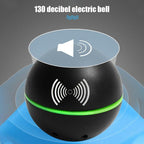 Round Modern Bicycle Bell Electric Bike Horn Loud 130db Sound Signal 3 Ringtones Little Black Ball Water Proof Accessories 3 Sound Modes Loud Horn Waterproof Bicycle Bell For Handlebar Bicycle Horn Stevvex