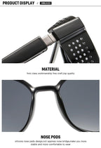 Round Vintage Sunglasses Retro Eyewear For Men Women Classic Sunglasses For Women & Men Retro Style Goggles In Round Shape Flip Up Driving Glasses Vintage Style & Fashionable  Eyewear Stevvex
