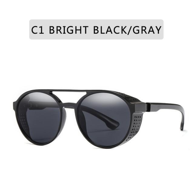 Round Vintage Sunglasses Retro Eyewear For Men Women Classic Sunglasses For Women & Men Retro Style Goggles In Round Shape Flip Up Driving Glasses Vintage Style & Fashionable  Eyewear Stevvex