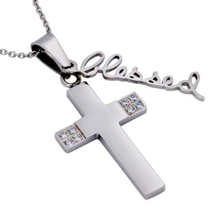 CZ Handwriting Necklace KingdomWear