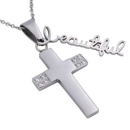 CZ Handwriting Necklace KingdomWear