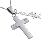 CZ Handwriting Necklace KingdomWear