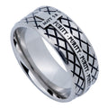 Silver Diamond Back Ring - Purity KingdomWear