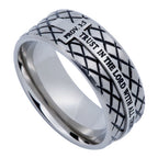 Silver Diamond Back Cross Ring KingdomWear