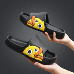Rubber Beach Slides Waterproof Women Men's Slippers Sandals Cotoon Fur Thick Sole Winter Home Bath Shoes Memory Foam Bedroom Slippers Indoor Shoes Fuzzy Garden Waterproof Slippers Stevvex