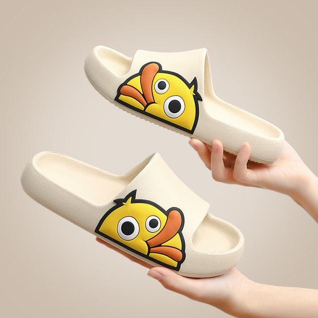 Rubber Beach Slides Waterproof Women Men's Slippers Sandals Cotoon Fur Thick Sole Winter Home Bath Shoes Memory Foam Bedroom Slippers Indoor Shoes Fuzzy Garden Waterproof Slippers Stevvex