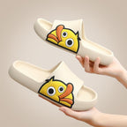 Rubber Beach Slides Waterproof Women Men's Slippers Sandals Cotoon Fur Thick Sole Winter Home Bath Shoes Memory Foam Bedroom Slippers Indoor Shoes Fuzzy Garden Waterproof Slippers Stevvex
