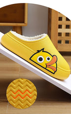 Rubber Beach Slides Waterproof Women Men's Slippers Sandals Cotoon Fur Thick Sole Winter Home Bath Shoes Memory Foam Bedroom Slippers Indoor Shoes Fuzzy Garden Waterproof Slippers Stevvex