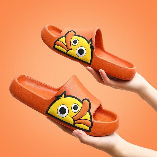 Rubber Beach Slides Waterproof Women Men's Slippers Sandals Cotoon Fur Thick Sole Winter Home Bath Shoes Memory Foam Bedroom Slippers Indoor Shoes Fuzzy Garden Waterproof Slippers Stevvex
