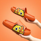 Rubber Beach Slides Waterproof Women Men's Slippers Sandals Cotoon Fur Thick Sole Winter Home Bath Shoes Memory Foam Bedroom Slippers Indoor Shoes Fuzzy Garden Waterproof Slippers Stevvex